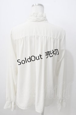 画像2: Physical Drop / スタンドカラーハートボタンブラウス  生成 Y-25-06-28-065-LO-BL-SZ-ZY