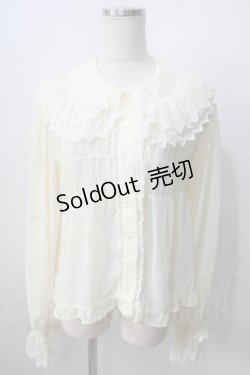 画像1: BABY,THE STARS SHINE BRIGHT / シフォンベビードールブラウス  生成 Y-25-06-28-068-BA-BL-SZ-ZY