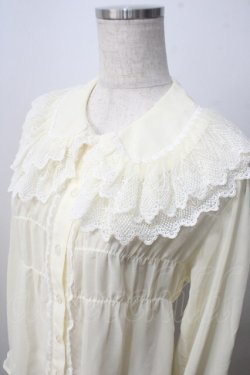 画像3: BABY,THE STARS SHINE BRIGHT / シフォンベビードールブラウス  生成 Y-25-06-28-068-BA-BL-SZ-ZY