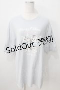 Honey Cinnamon / twins kitten Tシャツ F サックス Y-25-06-28-072-LO-TO-SZ-ZY