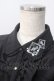 画像3: axes femme / ローズトランプ刺繍ブラウス M 黒 Y-25-06-28-093-AX-BL-SZ-ZY (3)