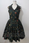 ATELIER PIERROT / Royal Crownベストワンピース  グリーン Y-25-06-28-103-EL-OP-SZ-ZY