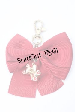 画像1: m petit by misako / TT*AMクマバッグチャーム  中赤 Y-25-06-28-002-LO-ZA-SZ-ZY