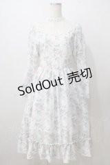 Kurumi Collaboration / KRハナジゴスリーブワンピース M 中白 Y-25-06-28-114-LO-OP-SZ-ZT0711Y