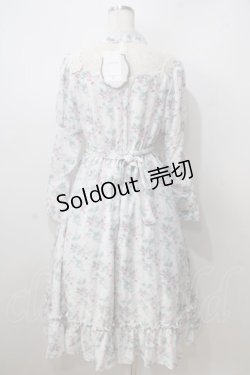 画像2: Kurumi Collaboration / KRハナジゴスリーブワンピース M 中白 Y-25-06-28-114-LO-OP-SZ-ZT0711Y