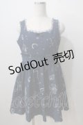 Ank Rouge / 星座柄ワンピース M 紺 Y-25-06-28-117-CA-OP-SZ-ZY