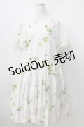 PINK HOUSE / クリームソーダプリントミディワンピース F ホワイト Y-25-06-28-127-LO-OP-SZ-ZY