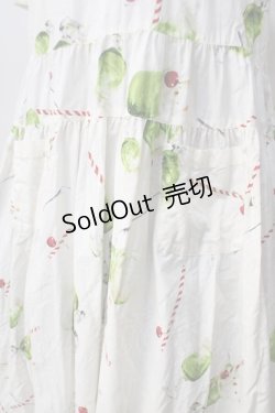 画像4: PINK HOUSE / クリームソーダプリントミディワンピース F ホワイト Y-25-06-28-127-LO-OP-SZ-ZY