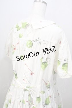 画像5: PINK HOUSE / クリームソーダプリントミディワンピース F ホワイト Y-25-06-28-127-LO-OP-SZ-ZY