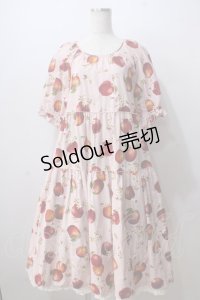 PINK HOUSE / PINK HOUSE×HELLO KITTY Patterned One-piece F ピンク Y-25-06-28-128-LO-OP-SZ-ZY