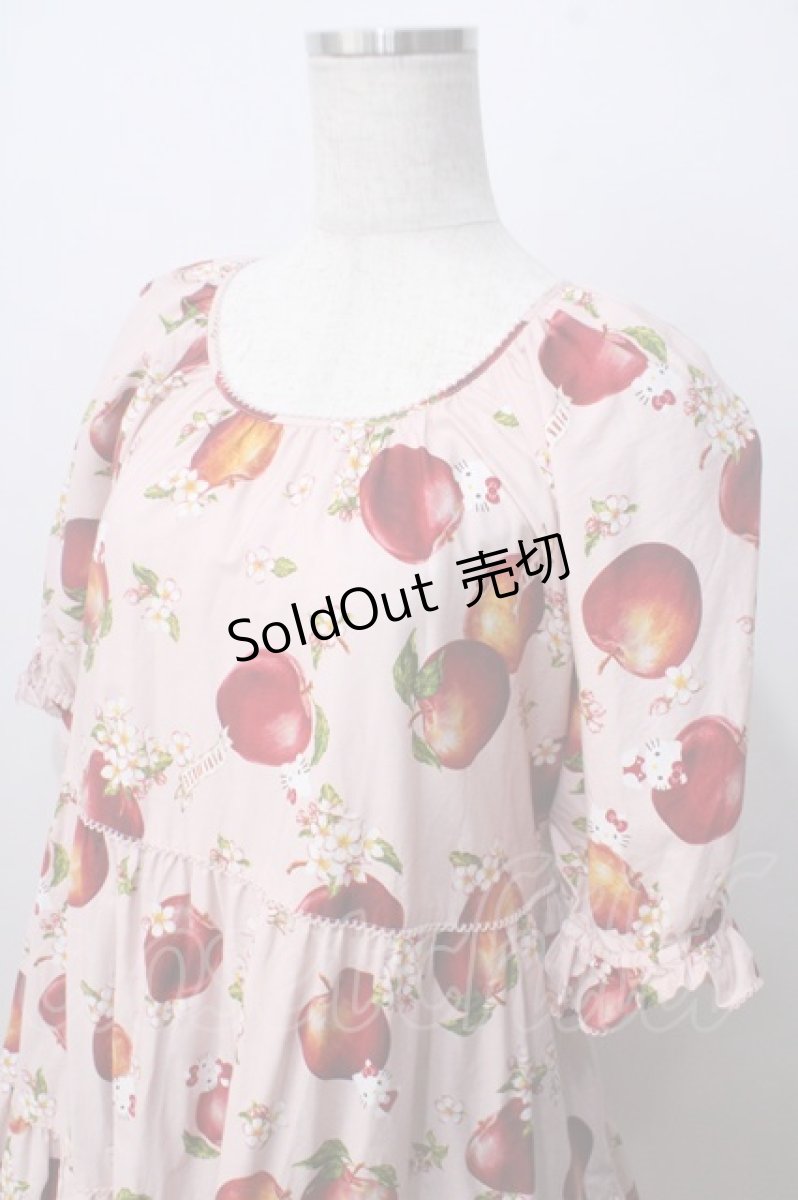 画像3: PINK HOUSE / PINK HOUSE×HELLO KITTY Patterned One-piece F ピンク Y-25-06-28-128-LO-OP-SZ-ZY (3)