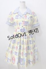 Angelic Pretty / Sunny Smile Laundryワンピース  イエロー Y-25-06-28-132-AP-OP-SZ-ZS