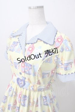 画像3: Angelic Pretty / Sunny Smile Laundryワンピース  イエロー Y-25-06-28-132-AP-OP-SZ-ZS