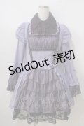 MARBLE / ブラウス＆スカートセットアップ風全身コーディネートワンピース  パープル Y-25-06-28-133-GO-OP-AS-ZY