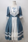 Chalmiere / シュエットワンピース M ブルー Y-25-06-28-134-LO-OP-SZ-ZY