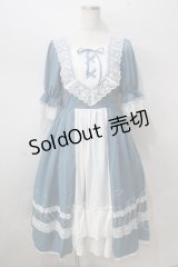 Chalmiere / シュエットワンピース M ブルー Y-25-06-28-134-LO-OP-SZ-ZY
