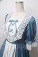 画像3: Chalmiere / シュエットワンピース M ブルー Y-25-06-28-134-LO-OP-SZ-ZY (3)