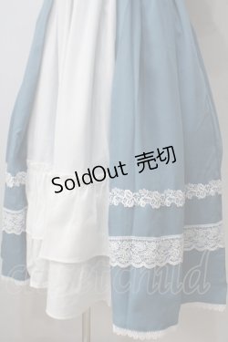 画像4: Chalmiere / シュエットワンピース M ブルー Y-25-06-28-134-LO-OP-SZ-ZY