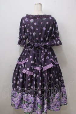 画像2: Chalmiere / ハイドレンジアワンピース M パープル Y-25-06-28-135-LO-OP-SZ-ZY