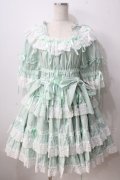 BABY,THE STARS SHINE BRIGHT / Confiture Ribbonワンピース  ミント Y-25-06-28-139-BA-OP-SZ-ZY