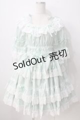 BABY,THE STARS SHINE BRIGHT / Confiture Ribbonワンピース  ミント Y-25-06-28-139-BA-OP-SZ-ZY