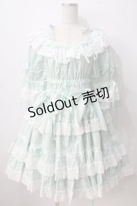 BABY,THE STARS SHINE BRIGHT / Confiture Ribbonワンピース  ミント Y-25-06-28-139-BA-OP-SZ-ZY