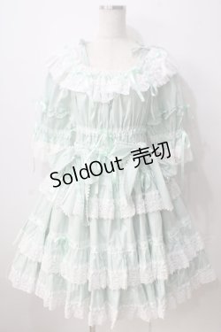 画像1: BABY,THE STARS SHINE BRIGHT / Confiture Ribbonワンピース  ミント Y-25-06-28-139-BA-OP-SZ-ZY