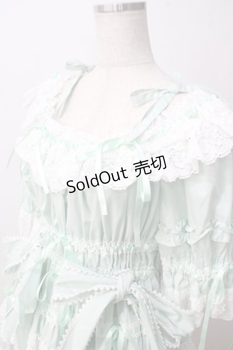 画像3: BABY,THE STARS SHINE BRIGHT / Confiture Ribbonワンピース  ミント Y-25-06-28-139-BA-OP-SZ-ZY (3)