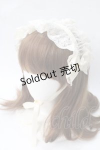ATELIER PIERROT / レースリボンヘッドドレス  アイボリー Y-25-06-28-022-EL-AC-SZ-ZY