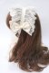 画像2: ATELIER PIERROT / レースリボンヘッドドレス  アイボリー Y-25-06-28-022-EL-AC-SZ-ZY (2)