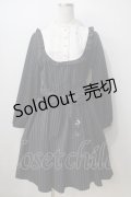axes femme POETIQUE / 刺 ストライプワンピース  紺 Y-25-06-28-152-AX-OP-SZ-ZY