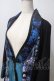 画像3: Qutie Frash / 着物ロングカーデ  黒×青 Y-25-06-28-164-QU-TO-AS-ZY