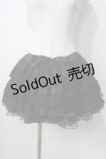 H jelly / ローズptパニエスカート  黒×青 Y-25-06-28-165-HN-SK-SZ-ZY