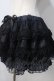 画像3: H jelly / ローズptパニエスカート  黒×青 Y-25-06-28-165-HN-SK-SZ-ZY (3)