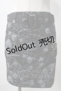 PUNK RAVE /ULLS SKIRT XS 黒 Y-25-06-28-166-PU-SK-KB-ZY