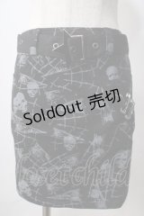 PUNK RAVE /ULLS SKIRT XS 黒 Y-25-06-28-166-PU-SK-KB-ZY