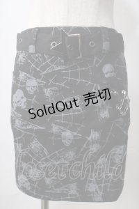 PUNK RAVE /ULLS SKIRT XS 黒 Y-25-06-28-166-PU-SK-KB-ZY