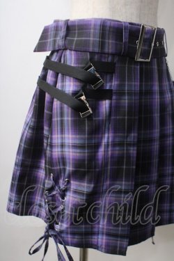 画像3: axes femme POETIQUE / ミリタリースカート M パープル Y-25-06-28-170-AX-SK-SZ-ZY