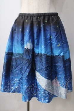 画像1: Franche Lippee / シンデレラスカート  紺 Y-25-06-28-171-LO-SK-SZ-ZY