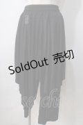 ACDC RAG / 変形レイヤードパンツ  黒 Y-25-06-28-188-PU-PA-SZ-ZY