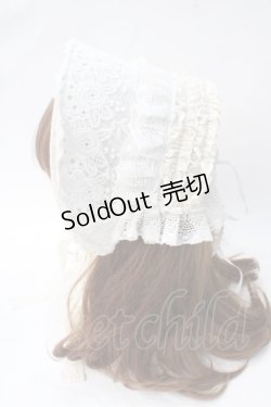 画像2: 星箱works / サマーピクニック2wayボンネット  白 Y-25-06-28-030-PU-AC-SZ-ZY