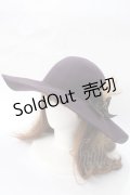 axes femme / ブローチ付きフェルトハット  パープル Y-25-06-28-033-AX-AC-SZ-ZT0711Y