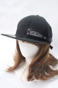 D/3 / キャップ  黒 Y-25-06-28-034-PU-AC-AS-ZY