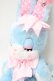 画像3: Angelic Pretty / Dreamyリリカルバニーぬいぐるみポーチ  サックス Y-25-06-28-038-AP-BG-SZ-ZY (3)
