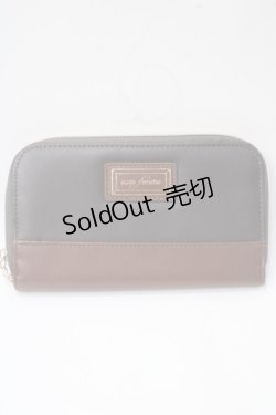 画像1: axes femme / チョコモチーフ配色長財布  茶 Y-25-06-28-039-AX-ZA-SZ-ZY