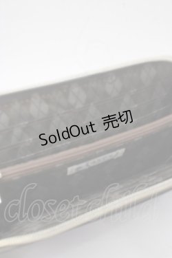 画像3: axes femme / チョコモチーフ配色長財布  茶 Y-25-06-28-039-AX-ZA-SZ-ZY