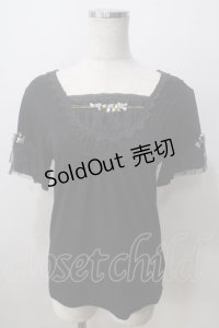 axes femme / プチバラ使いインナー  黒 Y-25-07-01-039-AX-TO-SZ-ZY