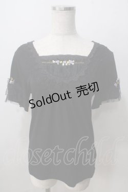 画像1: axes femme / プチバラ使いインナー  黒 Y-25-07-01-039-AX-TO-SZ-ZY