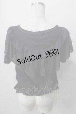 画像2: axes femme / ロマンティックレースプルオーバー  紺 Y-25-07-01-046-AX-TO-SZ-ZY