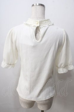 画像2: axes femme / レース切替ニット  アイボリー Y-25-07-01-050-AX-TO-SZ-ZY